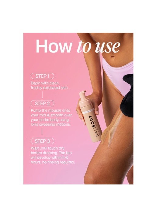 Bali Body Self Tanning Mouse - zelfbruiner - detail 7 dark