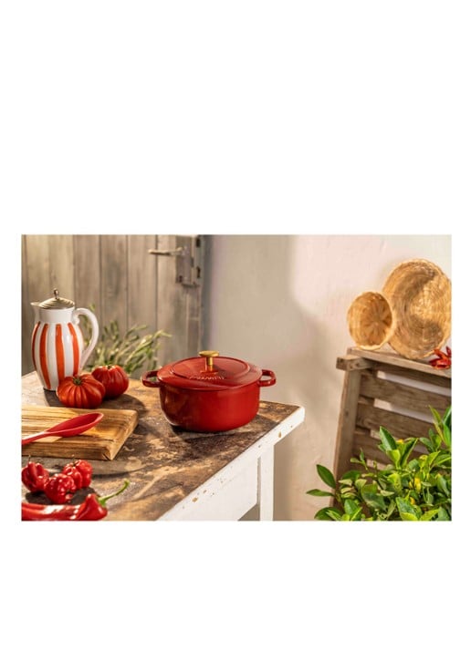 Ballarini Bellamonte ronde braadpan Ø24 cm - detail 4 rood