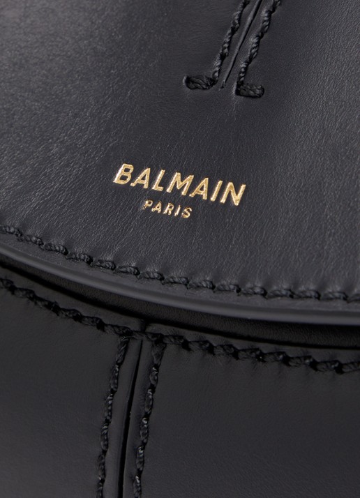 BALMAIN Baguette schoudertas van kalfsleer - detail 3 zwart