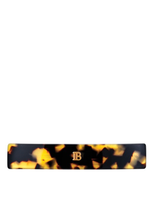 Balmain Hair Cellulose Acetate haarclip medium  - detail abrikoos