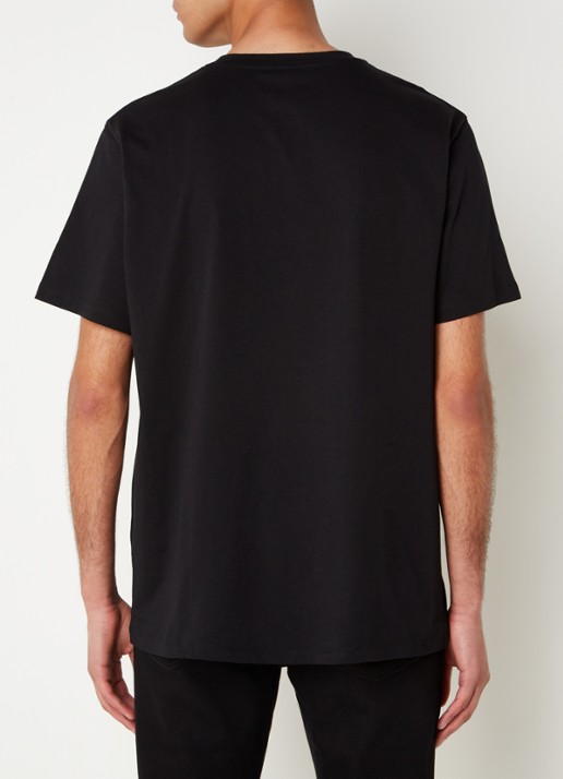 Balmain T-shirt met logoprint  - achterkant 5 zwart