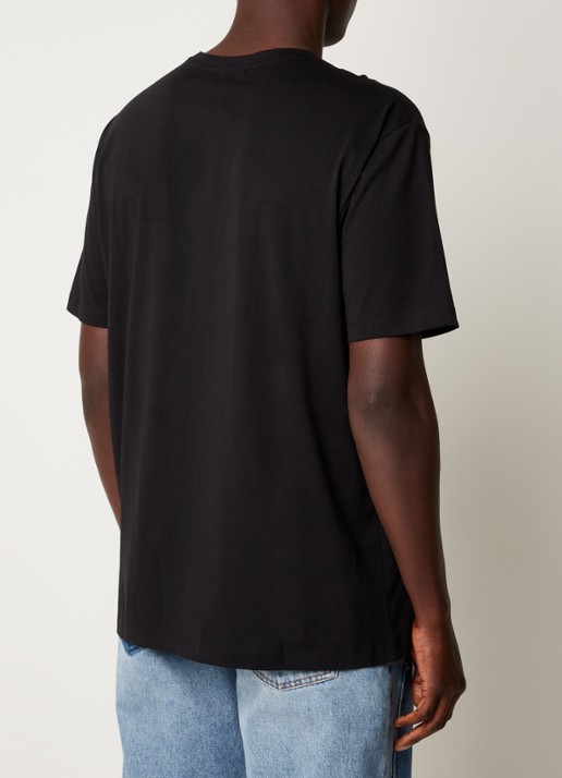 Balmain T-shirt met logoprint - achterkant zwart