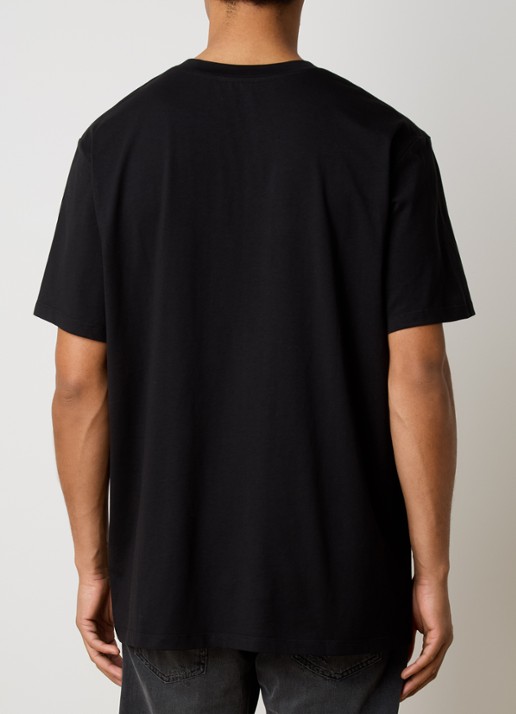 Balmain T-shirt met logoprint - achterkant 5 zwart