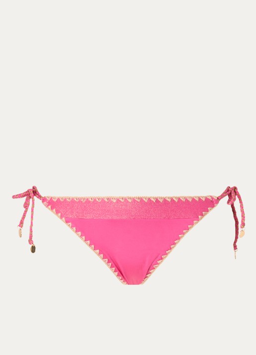 Banana Moon Blika Nazca tanga bikinislip met lurex - voorkant 4 roze