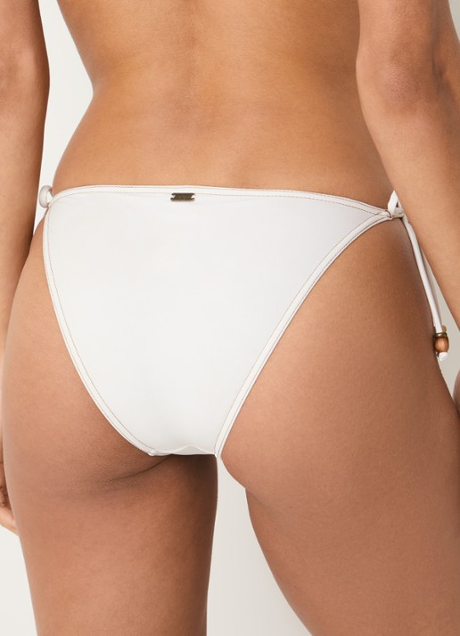 Banana Moon Massa Mustang bikinislip met kralendecoratie - achterkant 5 beige
