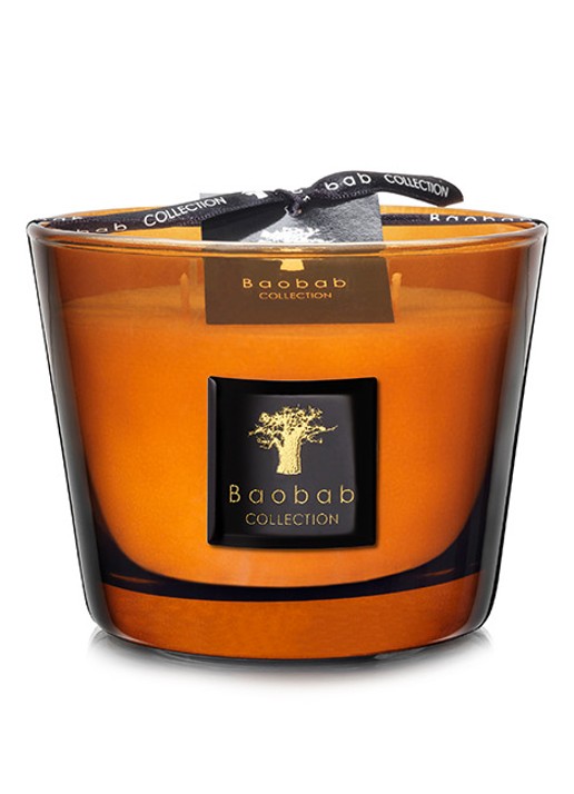 Baobab Collection Les Prestigieuses Cuir de Russie Max 10 geurkaars 500 gram - voorkant camel