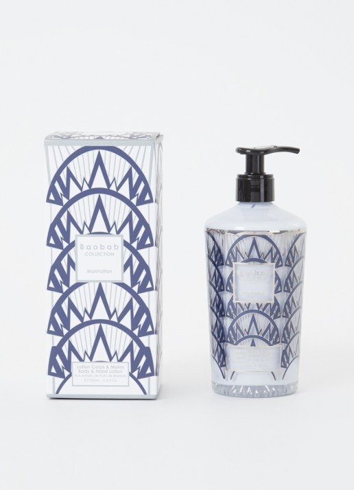 Baobab Collection Manhattan body- & handlotion 350 ml  - voorkant 2 blauw