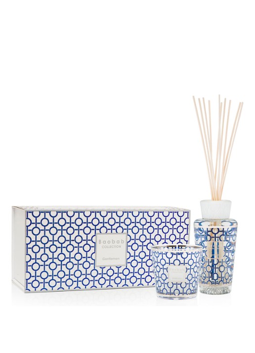 Baobab Collection My First Baobab Gentleman giftbox - huisparfum set - voorkant blauw