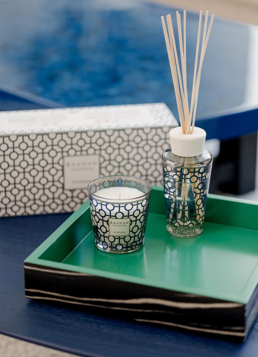 Baobab Collection My First Baobab Gentleman giftbox - huisparfum set - voorkant 2 blauw