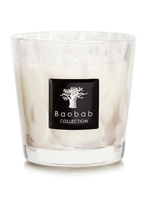Baobab Collection White Pearls geurkaars 190 gram