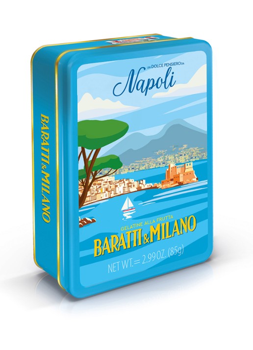 Baratti & Milano Giada Fruit Jellies snoep in blik 85 gram