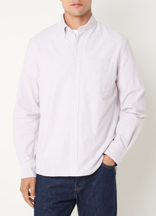 Barbour Authentic regular fit overhemd met streepprint