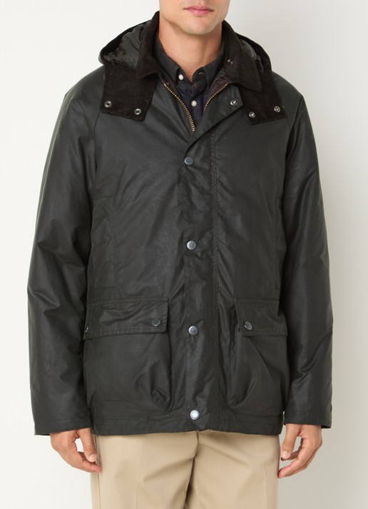 Barbour Beaufort gewatteerde parka met afneembare capuchon en klepzakken