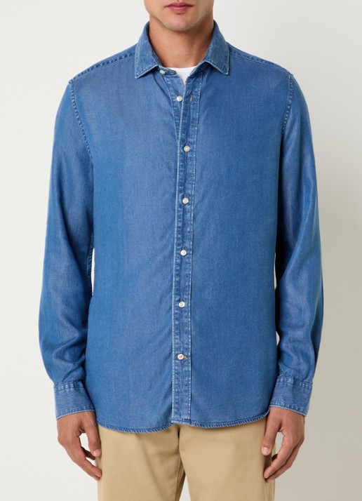 Barbour Burnett overhemd van denim