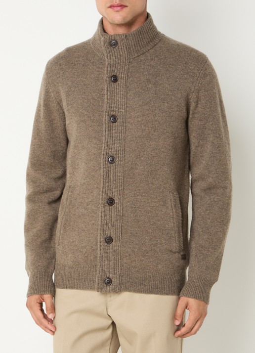 Barbour Essential fijngebreid vest van wol