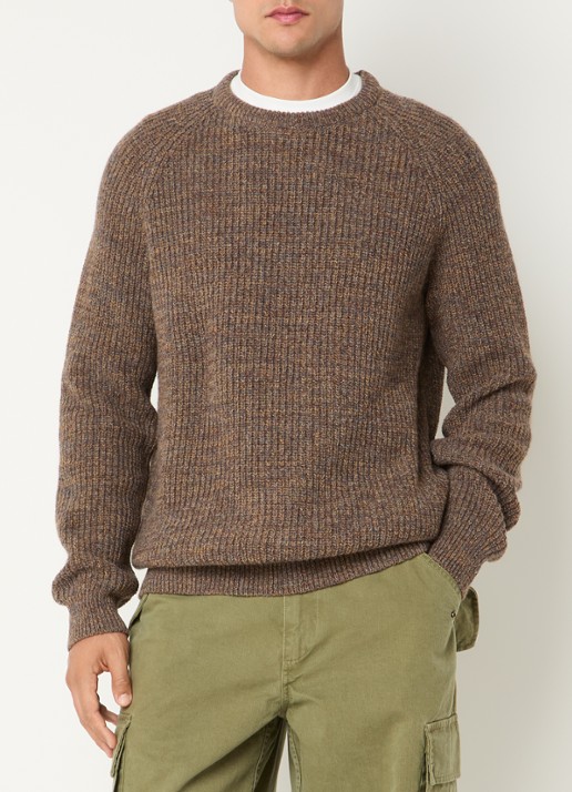 Barbour Horsford grofgebreide trui van wol