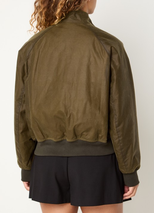 Barbour Jack met klepzakken - achterkant 4 legergroen