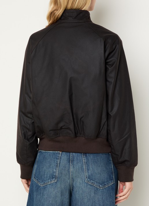 Barbour Jack met klepzakken - achterkant 4 roestbruin