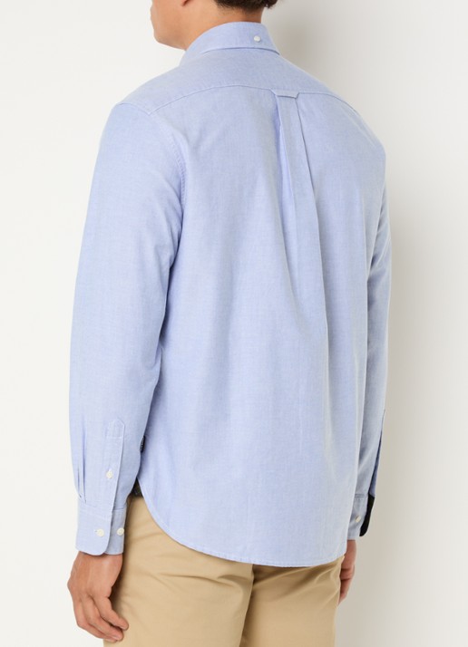 Barbour Regular fit overhemd met kraag - achterkant 2 blauw