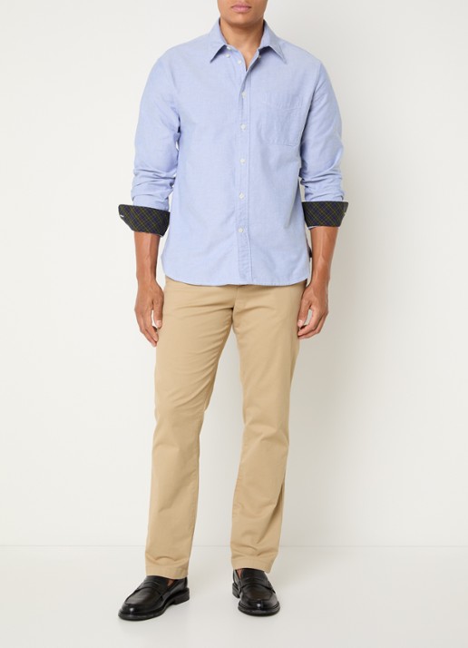 Barbour Regular fit overhemd met kraag - voorkant 4 blauw