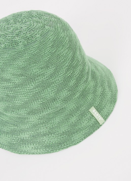 Barts Besary bucket hoed met logo - detail 2 groen