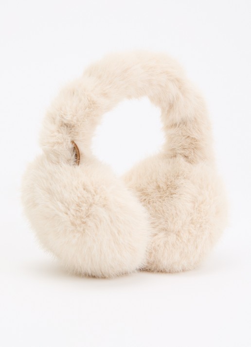 Barts Big Fur oorwarmers van imitatiebont