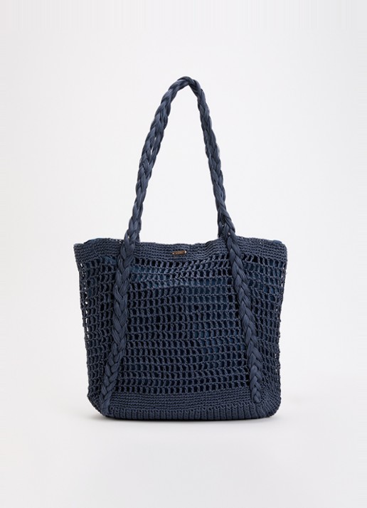 Barts Bloomzy shopper met gevlochten details