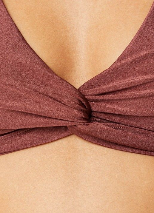 Barts Isla halter bikinitop  - detail 5 donkerrood