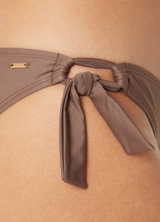 Barts Kelli bikinislip met geknoopt detail - detail 3 lichtbruin