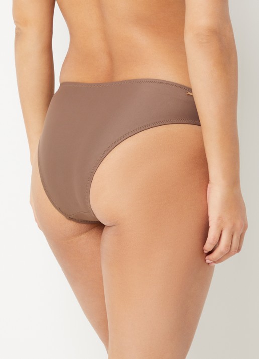 Barts Kelli Cheeky high waisted hipster bikinislip - achterkant 3 lichtbruin