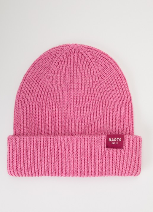 Barts Makalyn muts van wol - voorkant roze