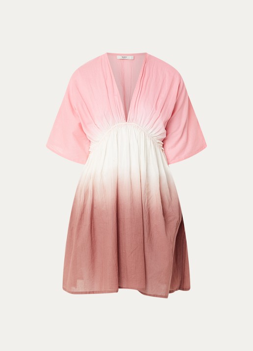 Barts Mundoly strandjurk met dip-dye dessin - voorkant 2 roze