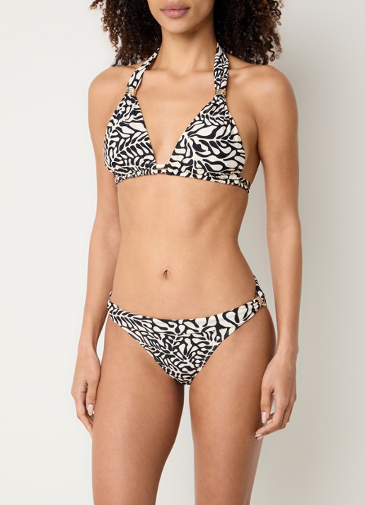 Barts Nassa halter bikinitop met uitneembare vulling - voorkant 2 gebroken wit
