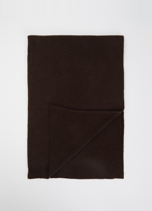 Barts Witzia sjaal 190 x 40 cm - voorkant 3 donkerbruin