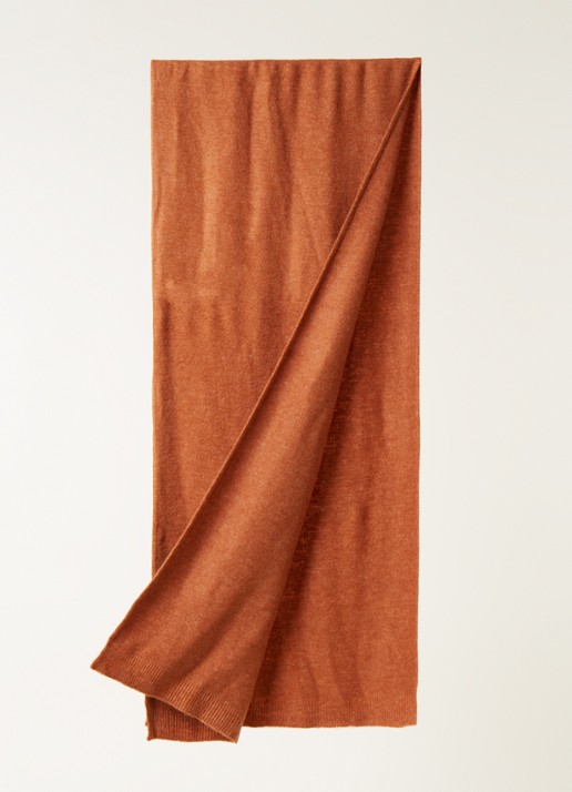 Barts Witzia sjaal 190 x 40 cm - voorkant 2 roestbruin
