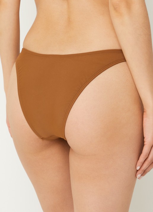 Beachlife High waisted tanga bikinislip - achterkant 3 bruin
