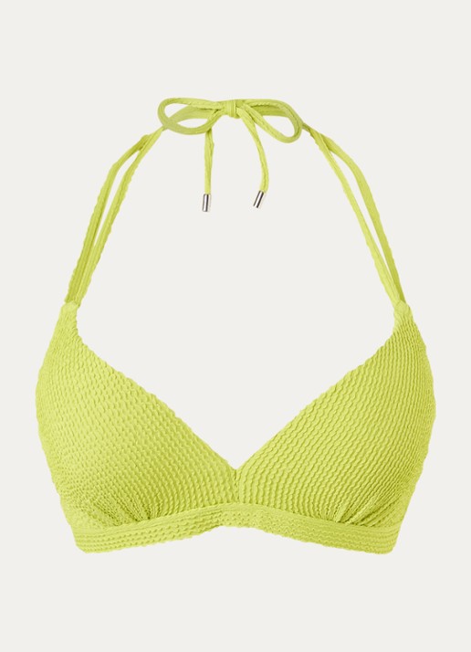 Beachlife Voorgevormde bikinitop met structuur - voorkant 3 groen