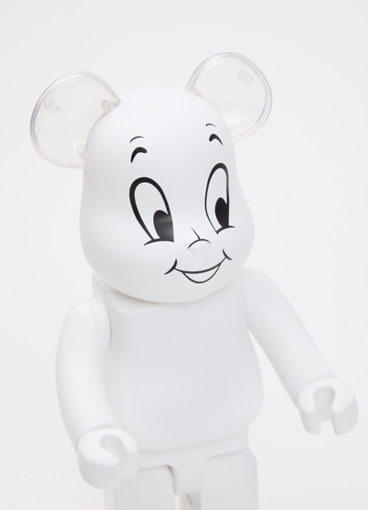 Bearbrick Bearbrick 100% & 400% Casper The Friendly Ghost set van 2 - voorkant 2 wit
