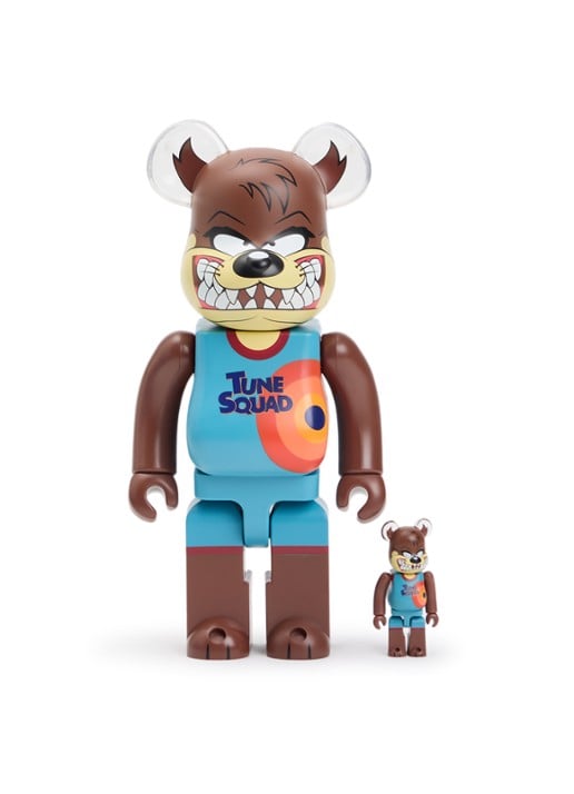 Bearbrick Bearbrick 100% & 400% Space Jam Tasmanian Devil set van 2