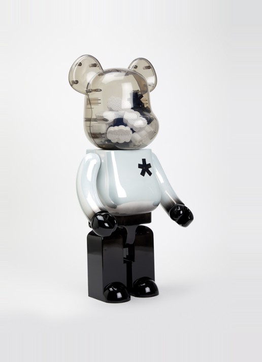 Bearbrick Bearbrick 1000% Eric Haze (Light Up) - voorkant 2 zwart