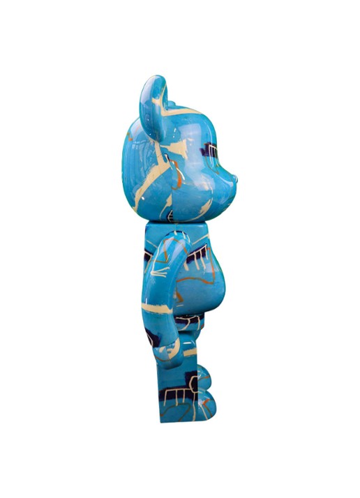 Bearbrick Bearbrick 1000% JM Basquiat #9 72 cm - detail multicolor