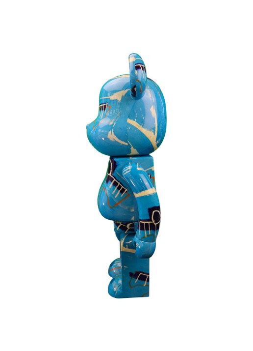 Bearbrick Bearbrick 1000% JM Basquiat #9 72 cm - detail 2 multicolor