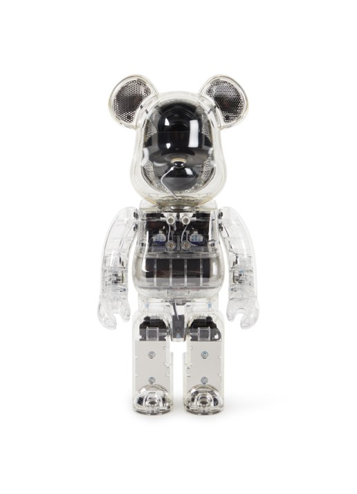 Bearbrick Bearbrick 400% bluetooth speaker  - voorkant transparant