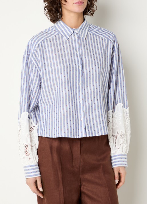 Beaumont Amal blouse met streepdessin