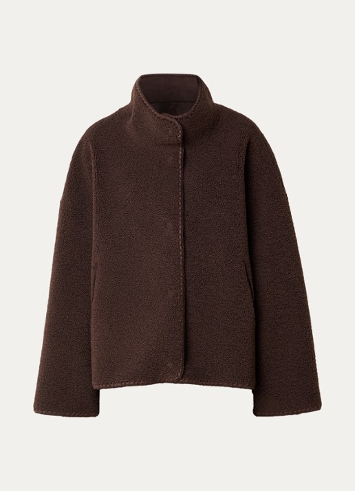 Beaumont Mica reversible jack van teddy - voorkant 3 donkerbruin