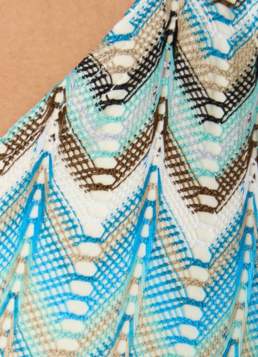 Becksöndergaard Amber Bel triangel bikinitop met uitneembare vulling - detail 5 blauw