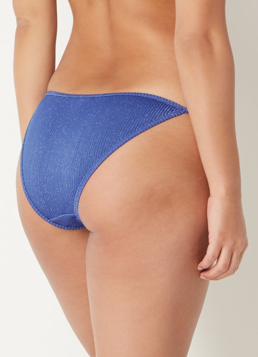 Becksöndergaard Baila bikinislip met lurex - achterkant 5 royalblauw