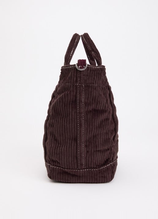 Becksöndergaard Corduroy Gene handtas met afneembare schouderriem - detail 3 aubergine
