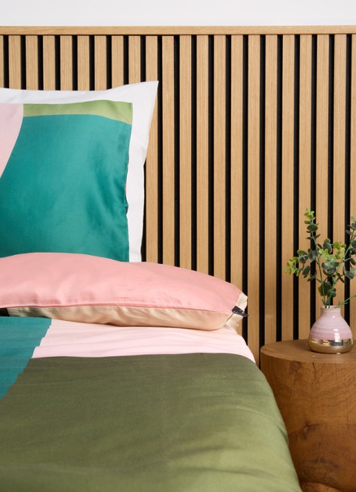 BeddingHouse Dutch Design Abby Road dekbedovertrek 140 x 200/220 cm - voorkant 2 groen
