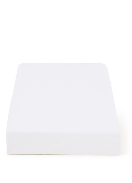 BeddingHouse Dutch Design Hoeslaken van  katoen, hoekhoogte 28 cm - voorkant wit